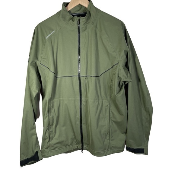 Sun Mountain Tour Series Golf Jacket Size L Color Olive Green